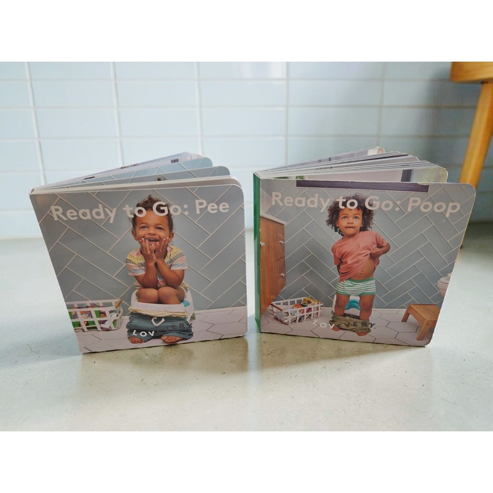 Lovevery Potty Learning Books Ready to Go Pee & Poo Toilet Bundle Set Brand New